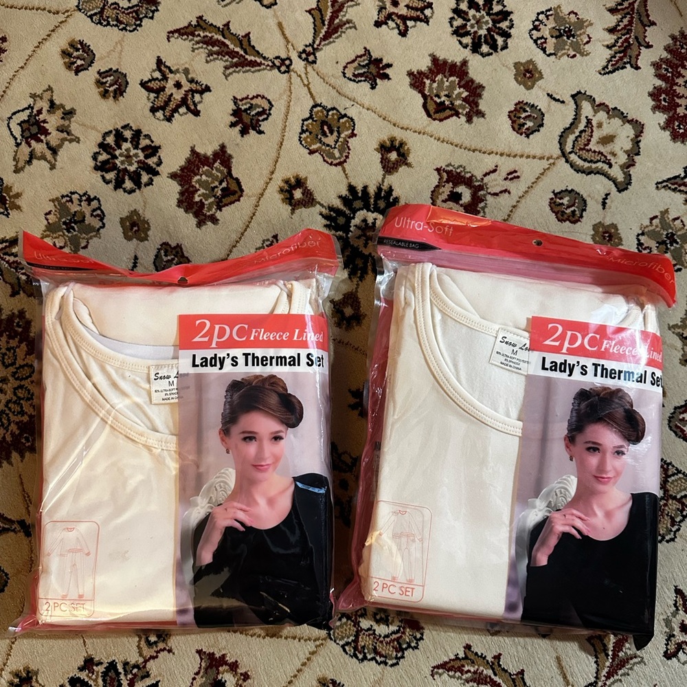 Women's Thermal Set - Cream